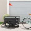 zahrada-XL Vozík za bicykel, čierno sivý 45 kg, železo 94112