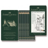 Ceruzka FABER-CASTELL Castell 9000 Dizajn v plechovej krabičke, šesťhranná - sada 12 ks (4005401190646)