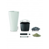 Lechuza geobra Kvetináč Lechuza Delta all-in-one set Farba: Biela, Veľkosť: 30 (29 x 29 / 56,5 cm)