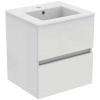 Ideal Standard Eurovit Skrinka s umývadlom, 55x50x44 cm, 2 zásuvky, lesklá biela R0571WG