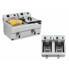Fritéza 2x3000W 2x10l ROYAL CATERING RCEF 10DB (Fritéza 2x3000W 2x10l ROYAL CATERING RCEF 10DB)