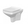 Cersanit Como Clean On, závesná wc misa + antibakteriálne sedátko z duroplastu, biela, K701-102