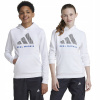 Adidas detská mikina bavlna biela veľkosť 164