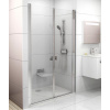 RAVAK CSDL2-100 Sprchové dvere do niky dvojdielne lesklý hliník, 0QVACC0LZ1