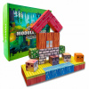 Sada magnetických vzdelávacích kociek Minecraft Kocky 46 KS + PANÁČIK