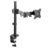Polohovateľný držiak ULTRADESK SKELETON Single pre monitor, 2-9KG, svorka a priechodka stol