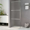 Zástěna do průchozí sprchy čiré ESG sklo 80 x 195 cm Čirá 146635