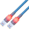 Easylan CS1OBCDCD0070 RJ45 sieťové káble, prepojovacie káble CAT 6 S/FTP 7.00 m modrá dvojžilový tienený, bez halogénov, samozhášavý 1 ks; CS1OBCDCD0070