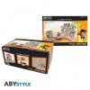 One Piece set hrnek + 2D figúrka + pohľadnice Luffy 320 ml