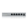 ZyXEL Zyxel MG-105 Nespravované 2.5G Ethernet (100/1000/2500) Oceľ (MG-105-ZZ0101F)