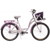 KOZBIKE CITY Retro bielo/fialový 26