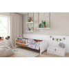 BabyBeds Detská posteľ EMMA srdiečka Farebné prevedenie: Jelša, Velikost postele: 160x80 cm, Úložný priestor k posteli: Nie, bez úložného priestoru