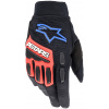 ALPINESTARS rukavice FULL BORE XT čierna/červená/modrá/biela 2024 - 2XL