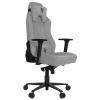 AROZZI herní židle VERNAZZA Soft Fabric Light Grey/ povrch Elastron/ světle šedá VERNAZZA-SFB-LG