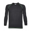ARDON Funkčné tričko s dlhým rukávom ARDON®TRIP čierno-zelená Velikost: L, Barva: Černá