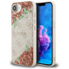 Guess Hardcase 4G Flower Print MagSafe iPhone 16e ružová