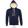 SOL´S SHERPA / Unisex mikina s kapucňou - french navy S