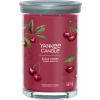Yankee Candle Čierna CHERRY - Veľká sviečka v pohári Signature 567g