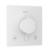 Hansgrohe Ecostat Comfort E - Termostatická batéria pod omietku, na 2 spotrebiče, matná biela 33711700