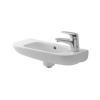 Duravit D-Code Handrinse basin 50 cm D-Code white with of, with tp, 1 th right 07065000082
