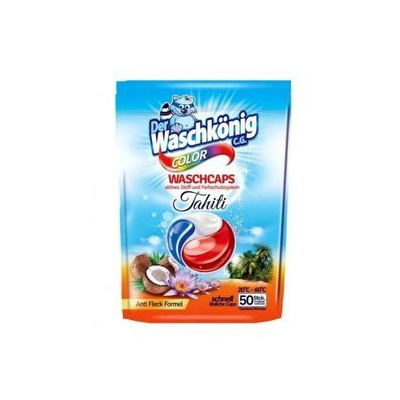 WaschKönig kapsle na praní TRIOCAPS Tahiti Color 50 ks