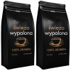 Zrnková káva Arabica Yankee Caffee Čerstvo pražená 100 % Dvojitá arabika 2000 g