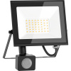 Mexen Luxpro+ LED reflektor s pohybovým senzorom, 30W, Neutrálna - 4000K, 3300 lm, čierny - L236-030-40-70