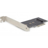 Gembird PCI-Express M.2 SSD adaptér add-on card, extra nízký profil PEX-M2-01