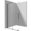 Walk-in shower wall 120 cm - sliding
