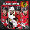 JF Turner Kalendář Chicago Blackhawks NHL 2025 Wall Calendar