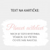 Sójová sviečka kvetinka Darčeková karta: Pánovi učiteľovi