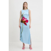 Šaty Desigual REIMS maxi, priliehaváe, 25SWVW07 modrá L