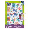Moxy trblietavé samolepky Stitch