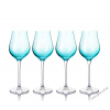 Farebné poháre na prosecco DION 250 ml BLUE (4 ks) (B.Bohemian DION color)