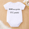 Handel Detské body - Mama ma vyrobila, otec pomáhal Farba: biela, Veľkosť: 9-12M