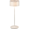 ab+ by Abert Logo prenosná stolní lampa bila