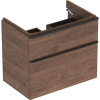 Geberit Smyle Square Skrinka pod umývadlo, 734x470x617mm, 2 zásuvky, závesná,orech hickory GEB 500.353.JR.1