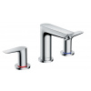 Hansgrohe Talis E Umývadlová batéria s výpusťou, 3-otvorová inštalácia, chróm 71733000-HG