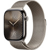 Apple Watch Series 10 46 mm Cellular prírodný titán s prírodným milánskym ťahom M/L MWYC3QC/A