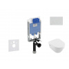 Ideal Standard ProSys Set predstenovej inštalácie, klozetu a sedadla Architectura, tlačidla Oleas M2, DirectFlush, SoftClose, CeramicPlus, chróm mat ProSys80M SP119