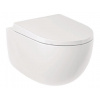 Kludi Resa D - Závesné WC, Rimless, Spiralflush, lesklá biela 24WCW0243