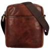 Pánska kožená crossbody taška hnedá - SendiDesign McRion hnedá
