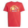 adidas Logo T Shirt Junior Red 13 Years