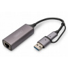 Adaptér USB-C na Gigabit Ethernet 2,5G DIGITUS DN-3028