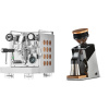 Rocket Espresso Appartamento, copper + Eureka Mignon Single Dose PRO, Chrome & Oak