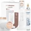 Saturátor Wessper S1 Soda maker biela fľaša Co2 fľaša na vodu