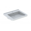 Geberit Selnova Comfort Umývadlo Square, 55x53 cm, bezbariérové, s 1 otvorom na batériu, s prepadom, biela 500.785.00.7