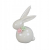 Dommio Zajačik porcelánový s kvietkom 8,5 cm