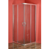 Arttec ARTTEC SMARAGD rohový sprchový kút 90x90 cm sklo Chinchila profil leštený Alu PAN00915