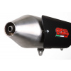 GPR Koncovka výfuku Slip-on GPR POWER BOMB QUA.4.CAT.BOMB Brushed Stainless steel including removable db killer and catalyst